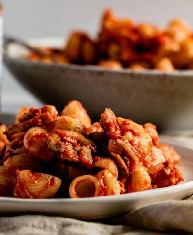 Turkey Neck and Mushroom Ragout