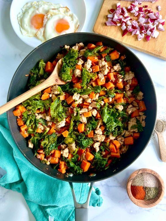 Turkey Sweet Potato Hash