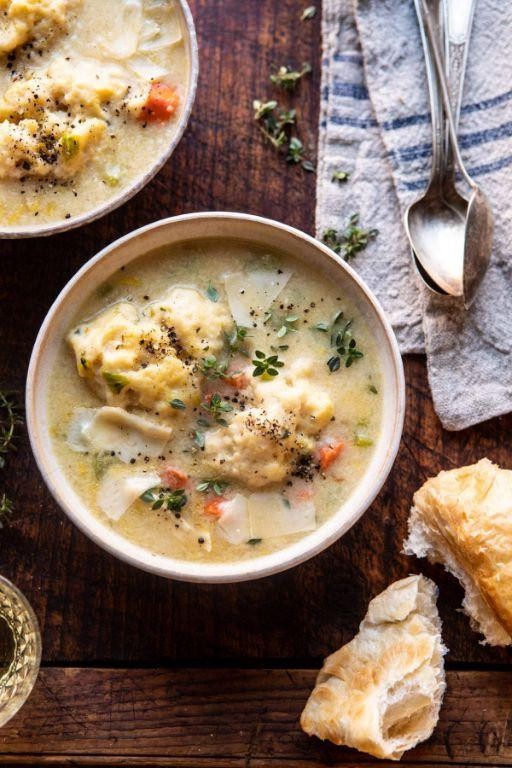 Turkey and Dumplings in Creamy Gravy
