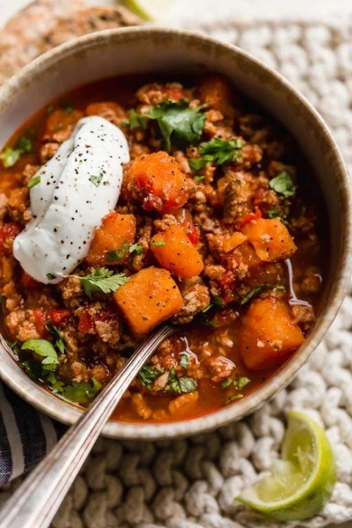 Turkey and Sweet Potato Chili