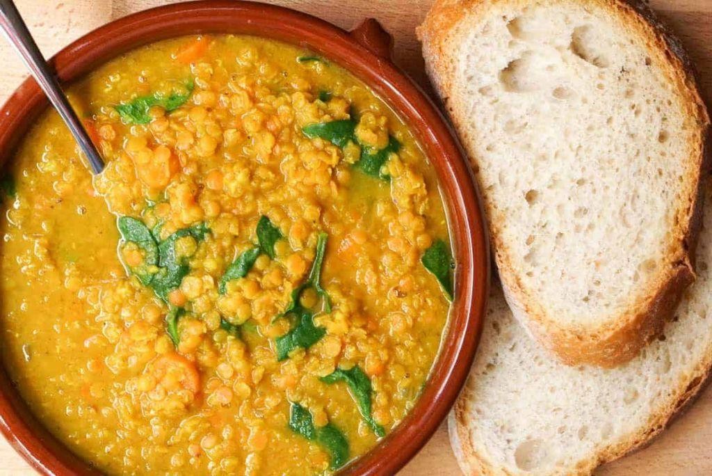 Turmeric-Spiced Lentil Soup