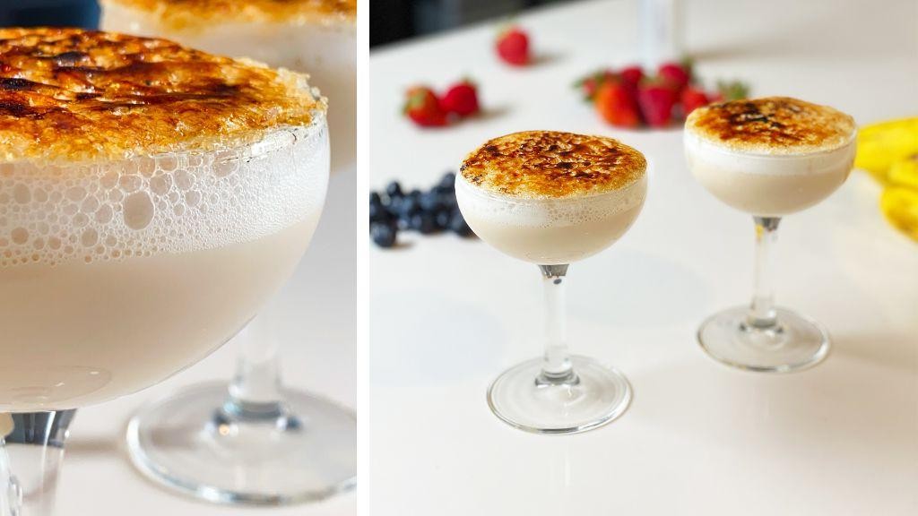 Vanilla Vodka Crème Brûlée Cocktail