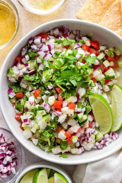 Varavah Ceviche with Fresh Lime and Cilantro