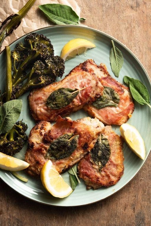 Veal Saltimbocca with Sage and Prosciutto