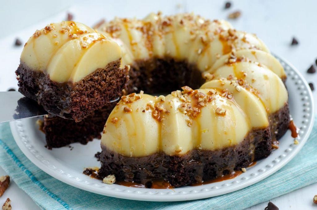 Vegan Choco Flan Cake with Coconut Milk
