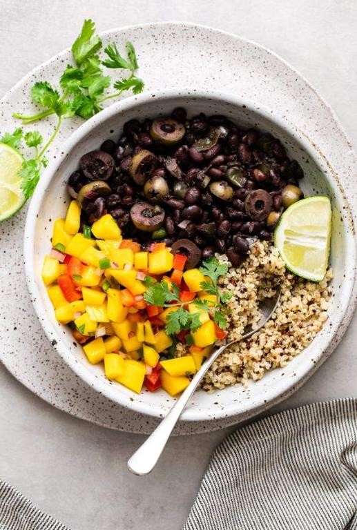 Vegan Cuban Black Bean Bowl
