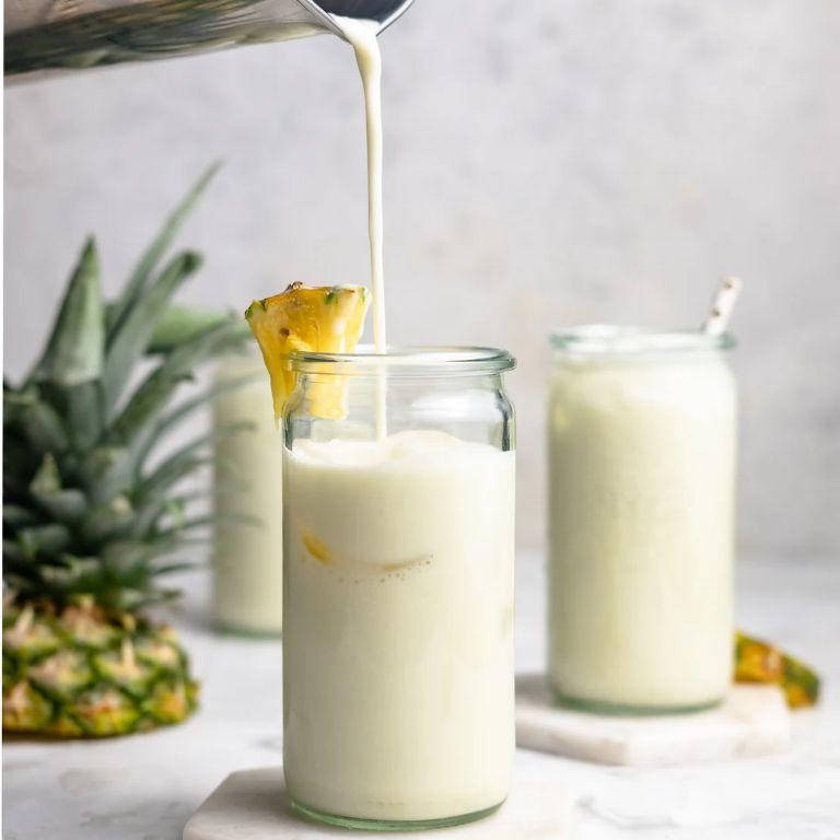 Vegan Piña Colada with Almond Milk
