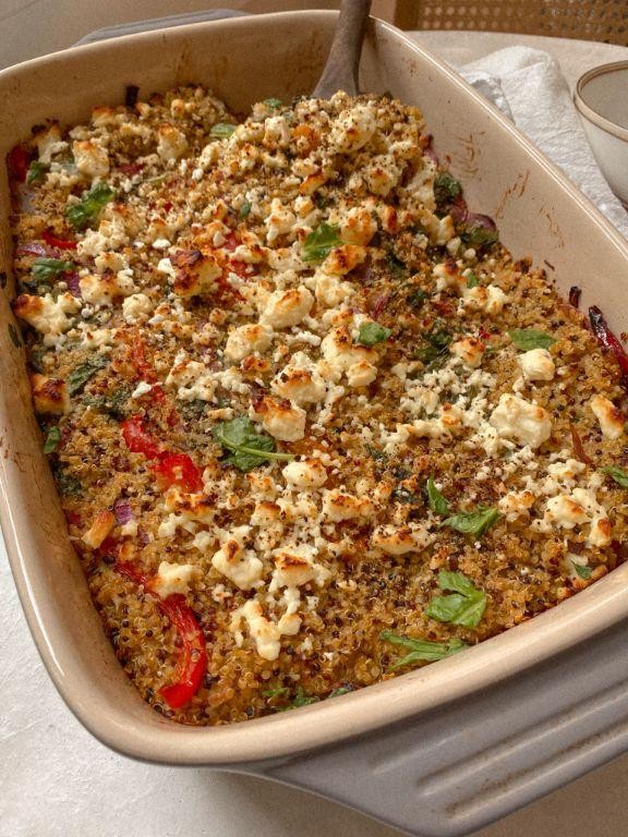 Vegan Quinoa and Vegetable Casserole