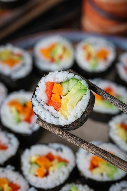 Vegetable Sushi Roll