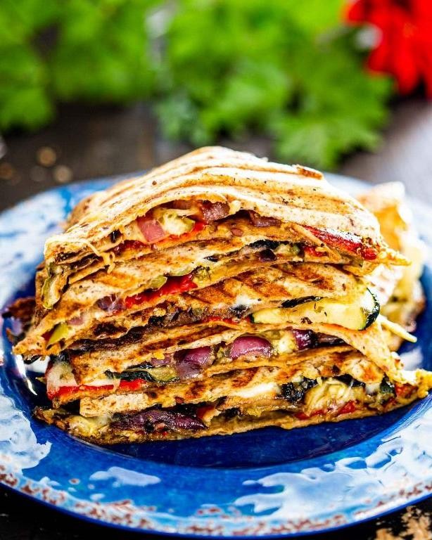 Veggie Griddle Quesadillas