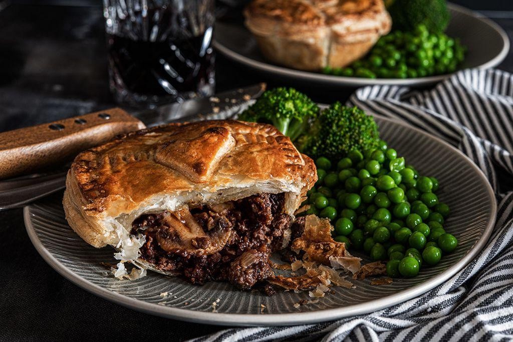 Venison and Red Wine Meat Pie