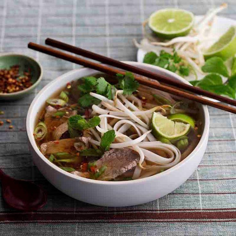 Vietnamese Pho Bo (Beef Noodle Soup)