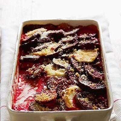 Waitrose Roasted Beetroot and Goat Cheese Tart