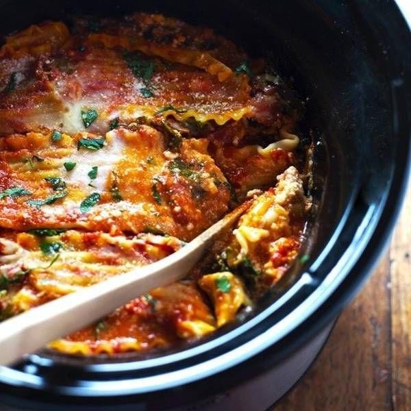 Weight Watchers Crock Pot Vegetable Lasagna
