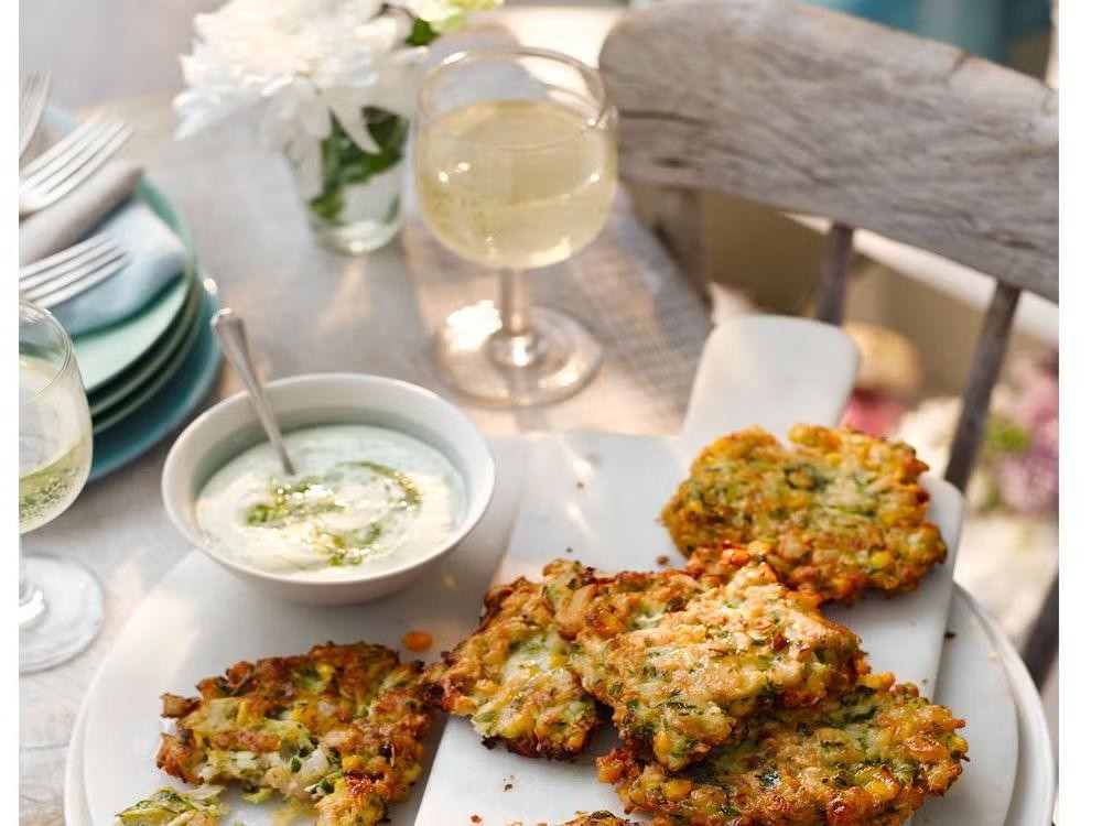 White Bean and Herb Fritters