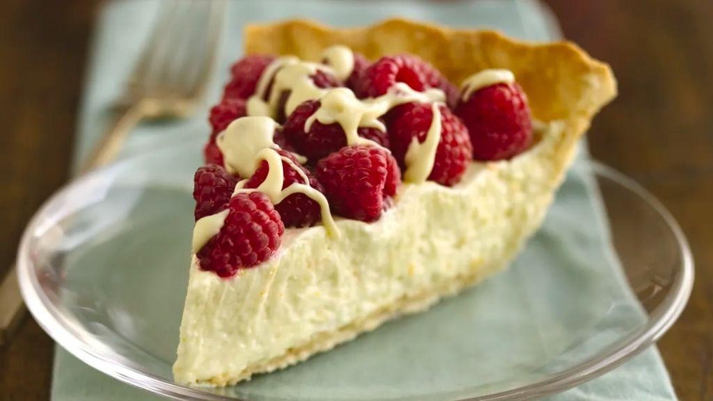 White Chocolate Raspberry Pie
