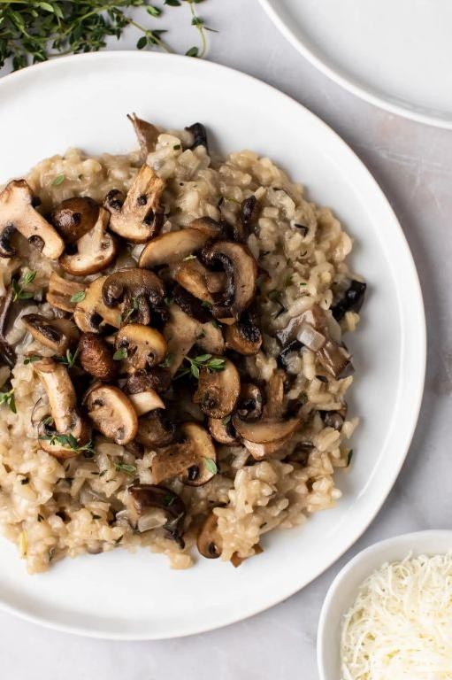 Wild Mushroom Risotto with Parmesan