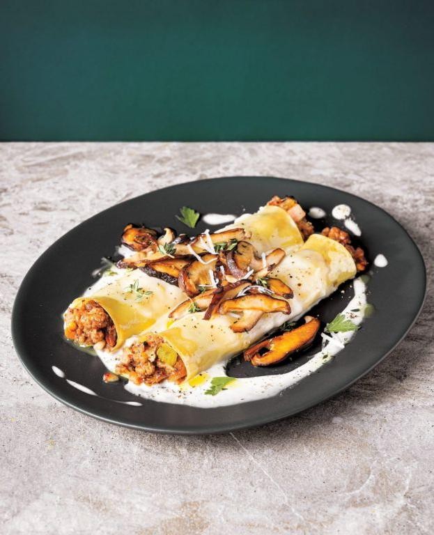 Wild Mushroom and Truffle Cannelloni