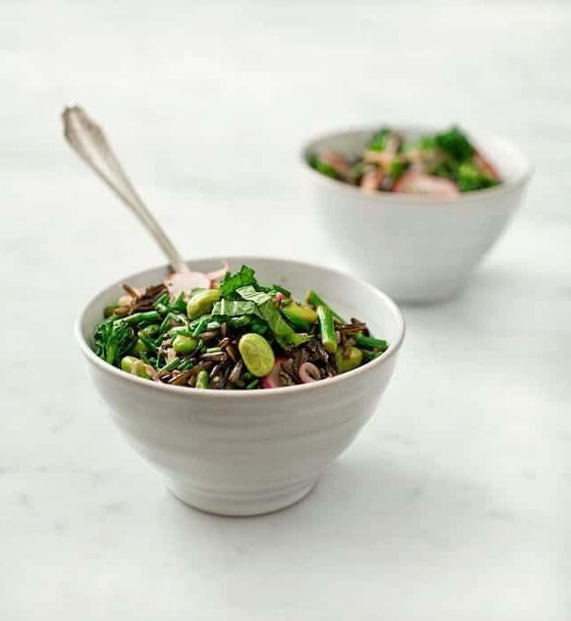 Wild Rice and Spring Vegetable Pilaf