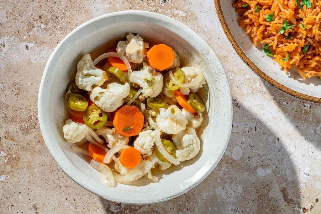 Yellow Tail Snapper Escabeche with Pickled Vegetables