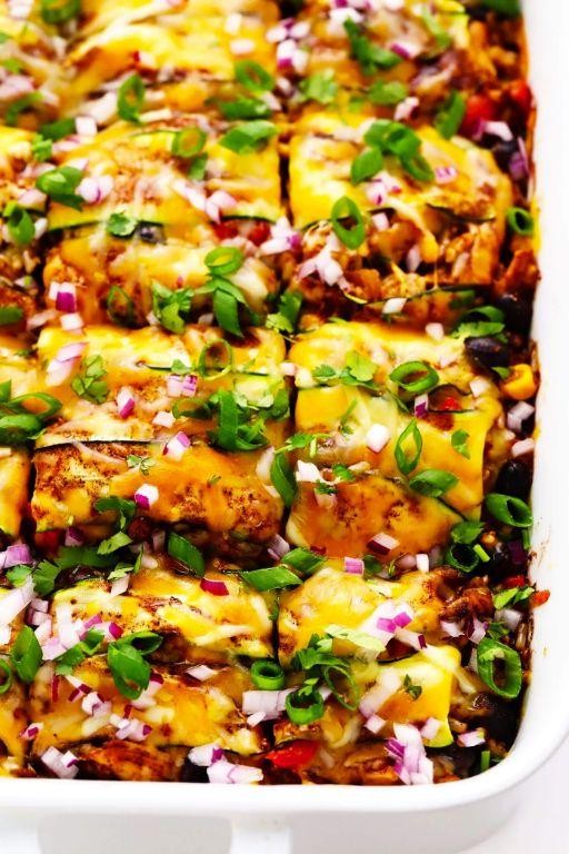 Zucchini Enchilada Casserole