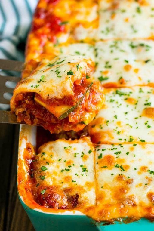 Zucchini Lasagna with Ground Beef
