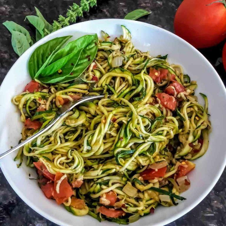 Zucchini Noodles with Italian Seasoning