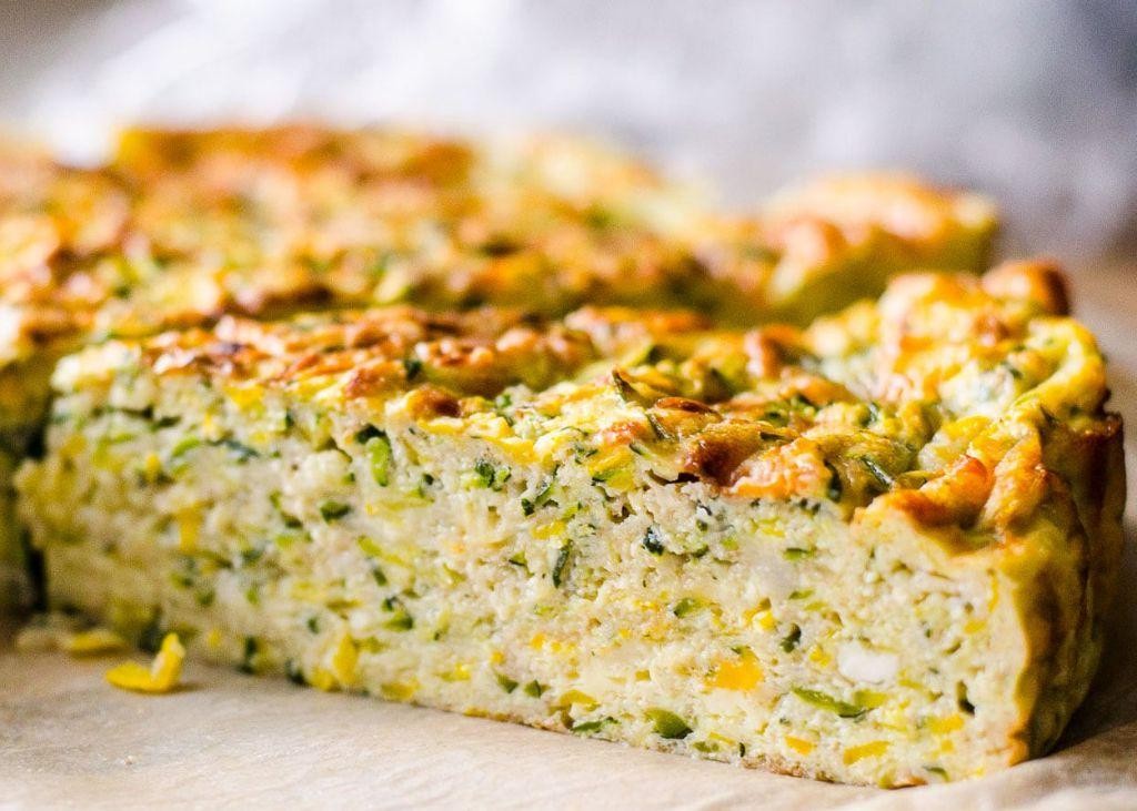 Zucchini and Parmesan Vegetarian Quiche