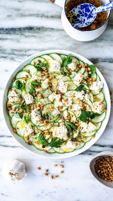 Zucchini and Radish Salad with Mint
